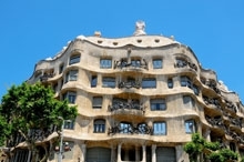 Fachada de La Pedrera o Casa Milá, de Antoni Gaudí