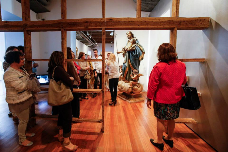 Visita a la exposición Luján Pérez