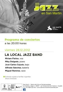 La Local Jazz Band pone el broche final por este año al amplio programa musical de San Martín