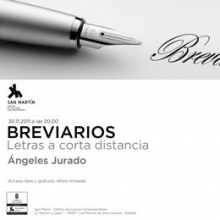 Ángeles Jurado en 'Breviarios. Letras a corta distancia'
